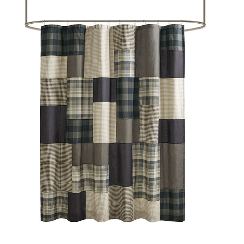 Winter Hills 100% Cotton Shower Curtain