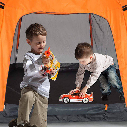 Small Tent Pop Up Portable Hexagon Playhouse for Backyard Patio Indoor Outdoor Breathable Tent House Children Boys Girls Playing Have Fun