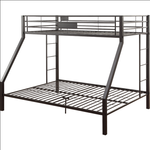 Limbra Bunk Bed (Twin XL/Queen) in Sandy Black 