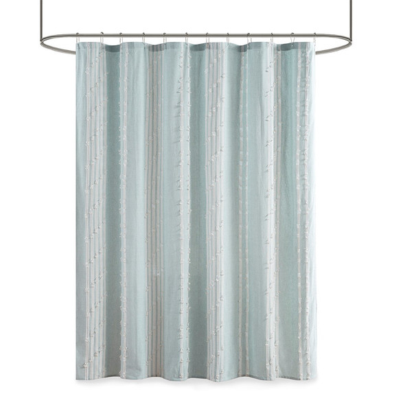 Kara Cotton Jacquard Shower Curtain