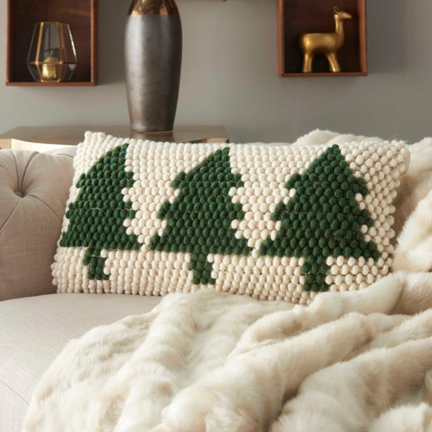 Enchanted Forest Knit Pillow