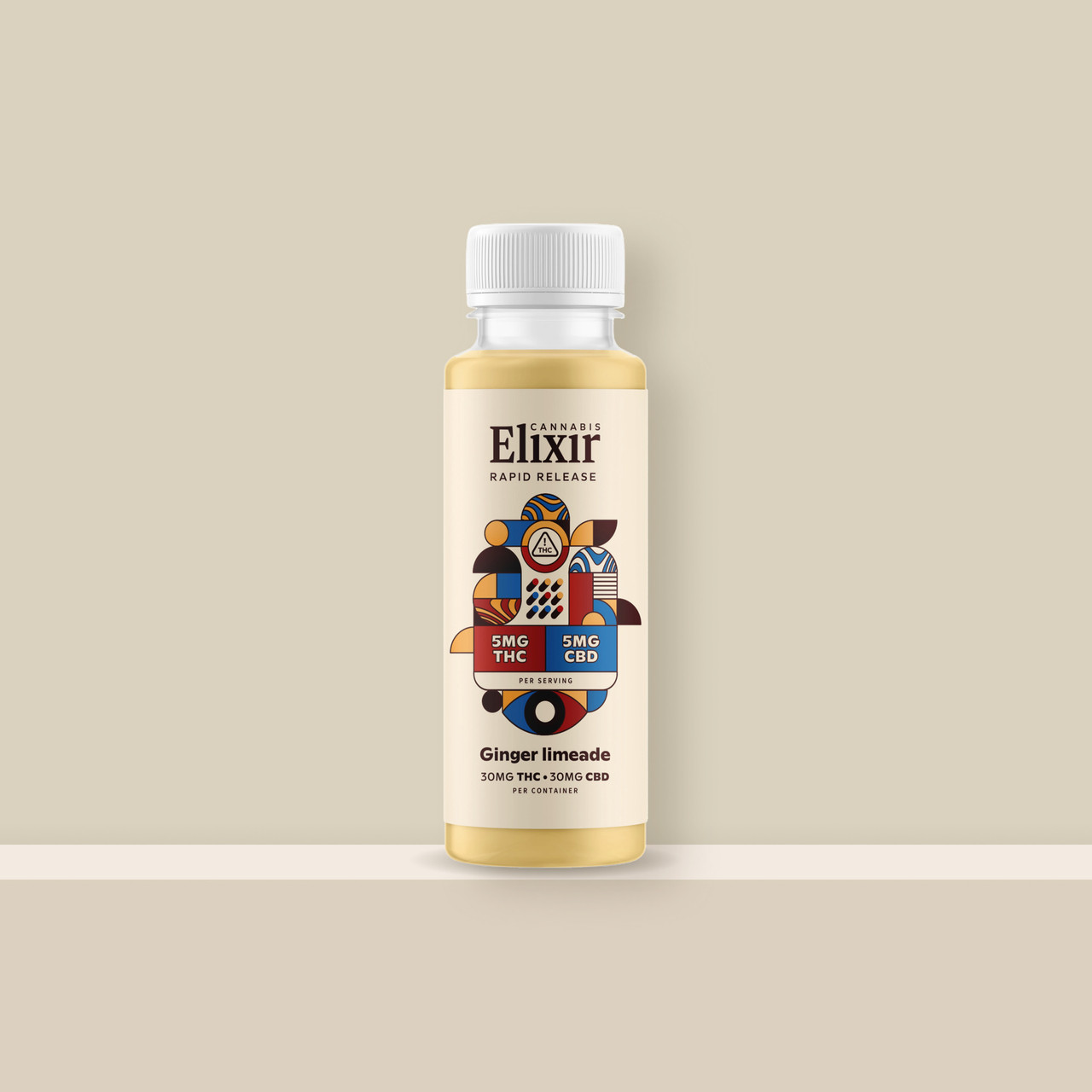 Nine Dot Cannabis Elixir: Ginger Limeade 30mg THC 30mg CBD