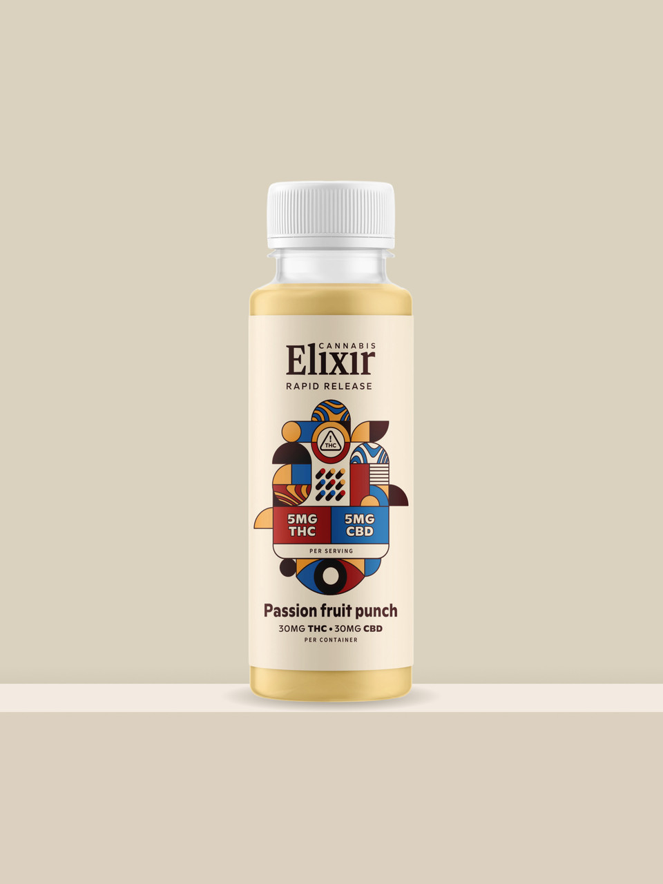 Nine Dot Cannabis Elixir: Passion Fruit 30mg THC 30mg CBD