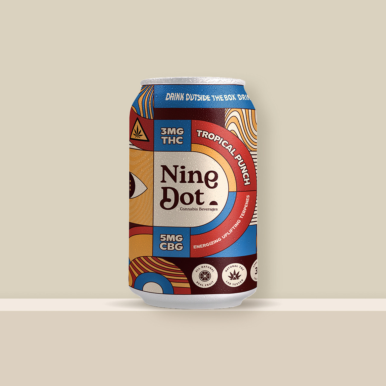 Nine Dot Tropical Punch 3mg THC Can