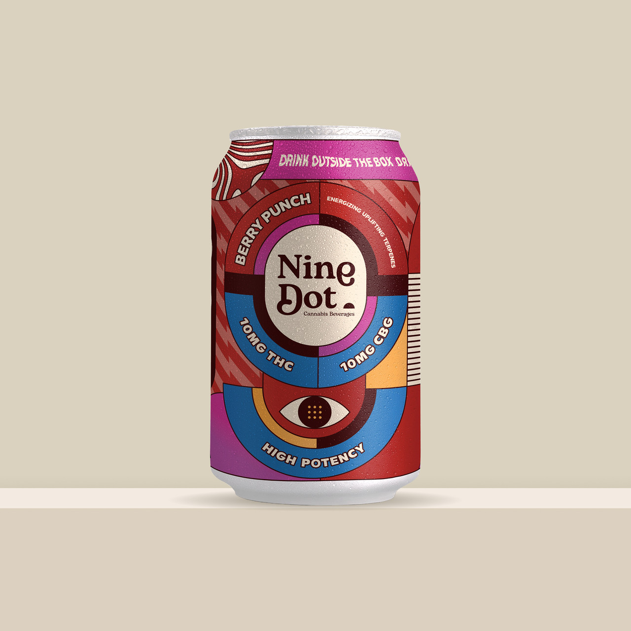 Nine Dot Berry Punch 10mg THC High Dose Can