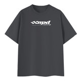 MPD90122 T-Shirt MPD Racing Logo Vintage Gray MPD Racing
