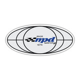 MPD021 Logo Sticker MPD Racing Logo 5.06 x 2.27 in MPD Racing