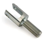 MPD81342 Shock Clevis 0.375 in Hole Diameter 0.691 in ID 1.188 in OD 5/8-18 in Thread 3.24 in Length 0.25 in Thick Steel Zinc Plated Each MPD Racing