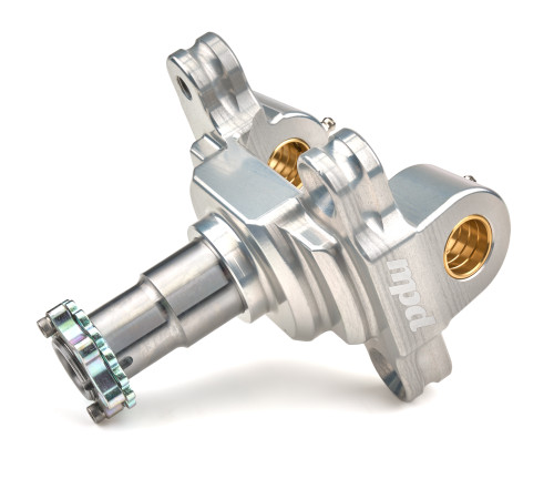 MPD14101 Pavement Spindle Stepped Snout Polished 4-Hole MPD Racing