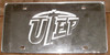 UTEP Miners NCAA Silver Mirrored License Plate New with Tags