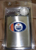 Brand New and Unopened Edmonton Oilers Stainless Steel Flask with Funnel Cup