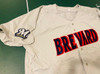 Milwaukee Brewers logo patch on sleeve Brevard County Manatees MiLB Game Worn Jersey Adult XXL