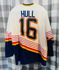 St. Louis Blues NHL Brett Hull Vintage Sewn Name Number Jersey CCM 