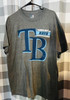 Tampa Bay Rays MLB Majestic Authentic Team Logo T-shirt Majestic 