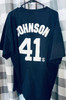 New York Yankees MLB Majestic Randy Johnson Name Number Shirt Majestic 