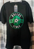 Dallas Stars NHL Black Circle Team Name Logo T-Shirt Fanatics 194319847477