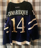 Holy Cross Crusaders NCAA Dumaresque Game Worn Hockey Jersey Gemini Athletic 