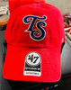 Tennessee Smokies MiLB 47 Clean Up Red Adjustable Hat 47 Brand 196002458670