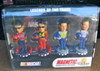 Brand new in original packaging NASCAR Jeff Gordon and Jimmy Johnson Legends of the Track Magnetic Mini Bobbleheads