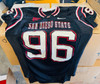 San Diego State Aztecs NCAA Nike Football Game Worn Jersey Authentic Nike SDSU Aztecs game worn football jersey San Diego State Aztecs NCAA Nike Football Game Worn Jersey San Diego State Aztecs NCAA Nike Football Game Worn Jersey Authentic Nike SDSU Aztecs game worn football jersey San Diego State Aztecs NCAA Nike Football Game Worn Jersey