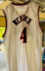Webber name sewn on the back #4 sewn on front and back Adult Size 56 Authentic Satin Style Philadelphia 76ers NBA Reebok Chris Webber Vintage Jersey