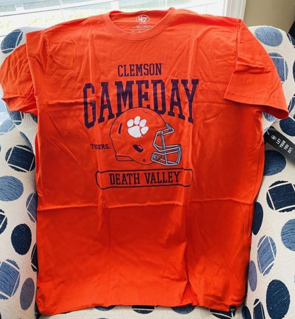 Men's Champion Orange Clemson Tigers Baseball Icon T-Shirt