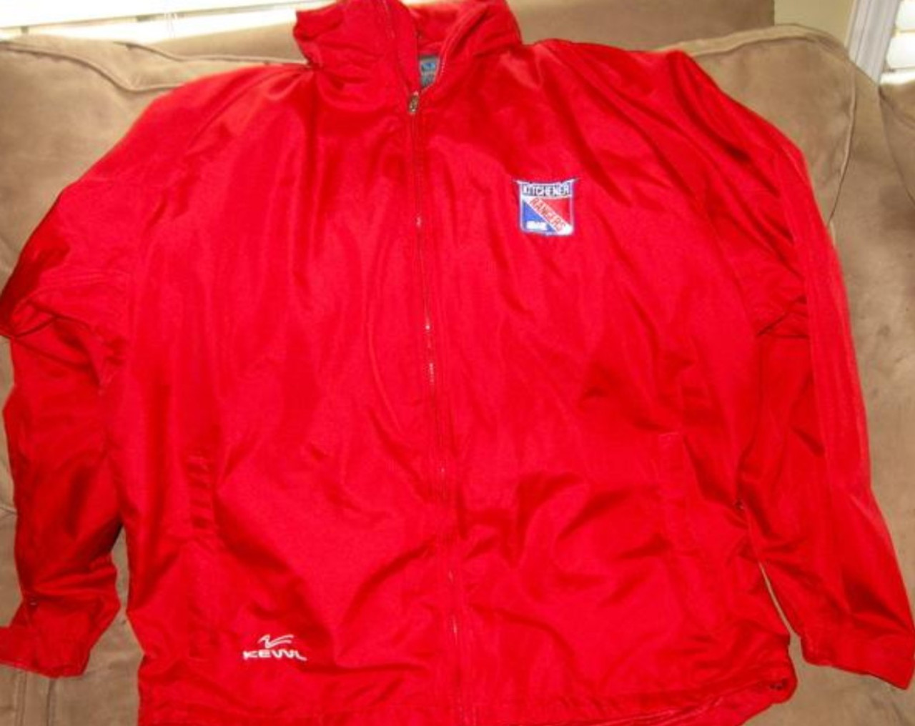 Vintage Louisville Cardinals Red Full-Zip Russell Windbreaker Jacket size  Large