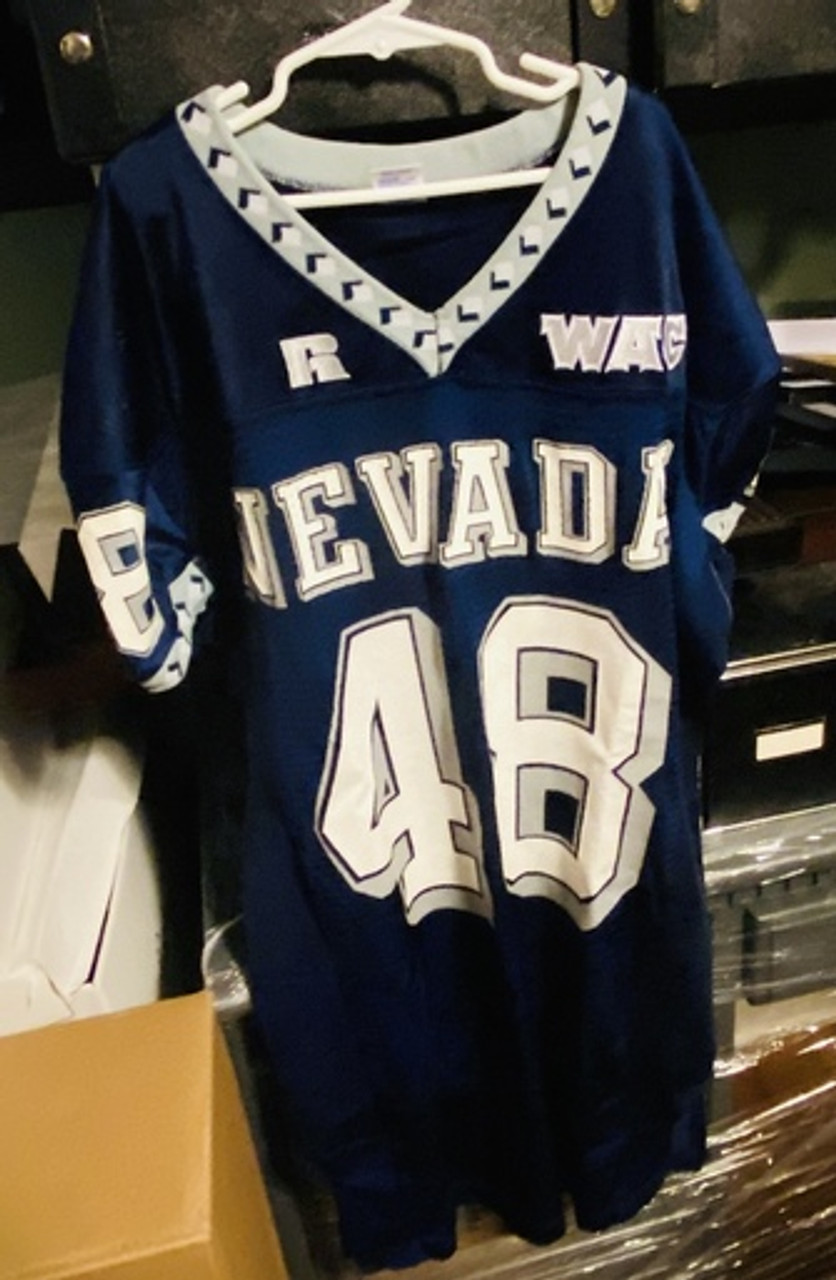 Game Worn Used Nevada Wolfpack Baseball Jersey Nike Size 46 #4