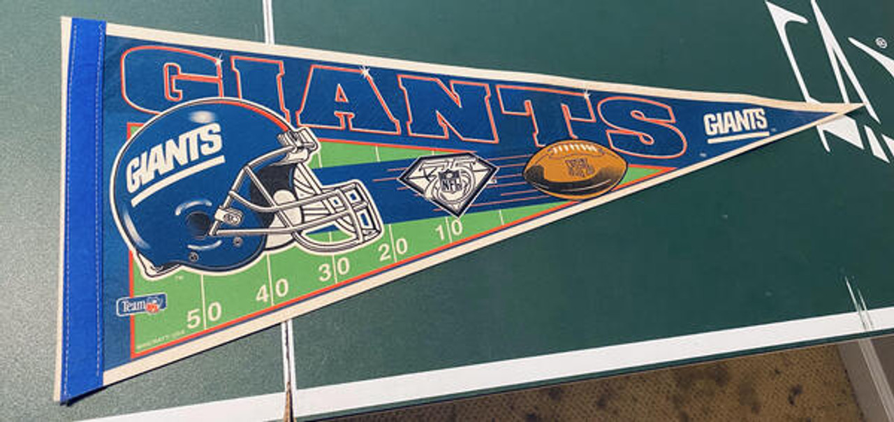 New York Giants NFL 75th Anniversary Pennant