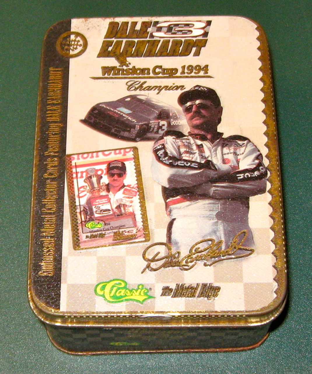 Classic Impressions Other | Dale Earnhardt Embossed Metal Collector Cards | Color: Gold | Size: Os | Macdonaldcarol2's Closet