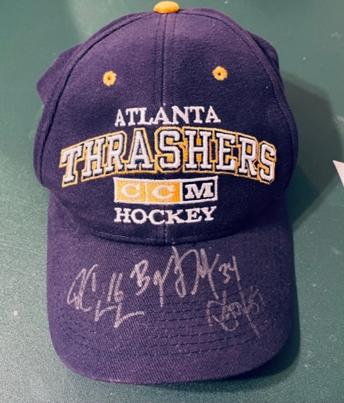 Inaugural Signed CCM Authentic Stefan Atlanta Thrashers Hockey