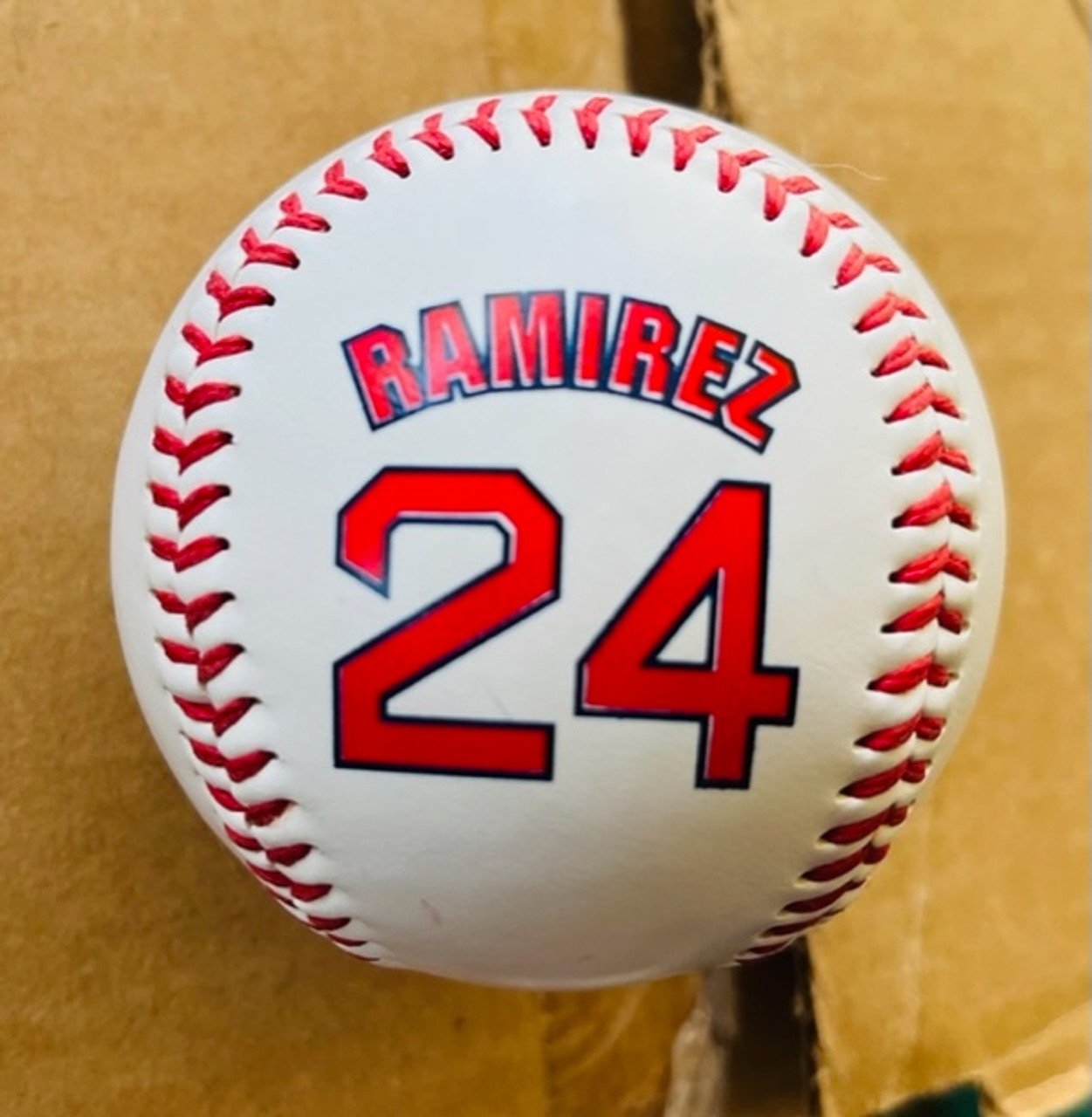 MAJESTIC  MANNY RAMIREZ Cleveland Indians 1997 Throwback Baseball