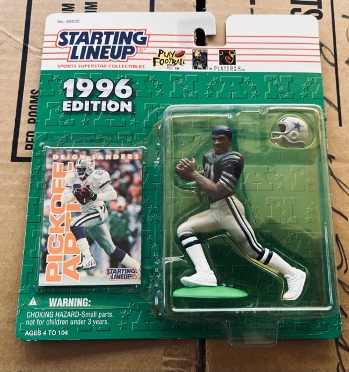 Deion Sanders Dallas Cowboys NFL 1996 Starting Lineup Figure