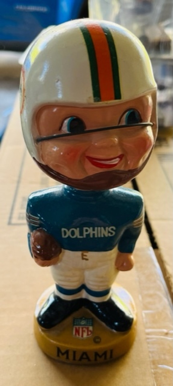 Miami Dolphins NFL 1968 Vintage Ceramic Bobblehead Nodder