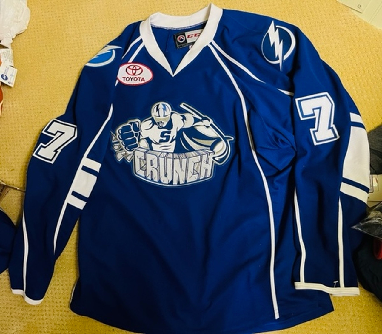 CCM, Shirts, Tampa Bay Lightning Throwback Ccm Practice Jersey