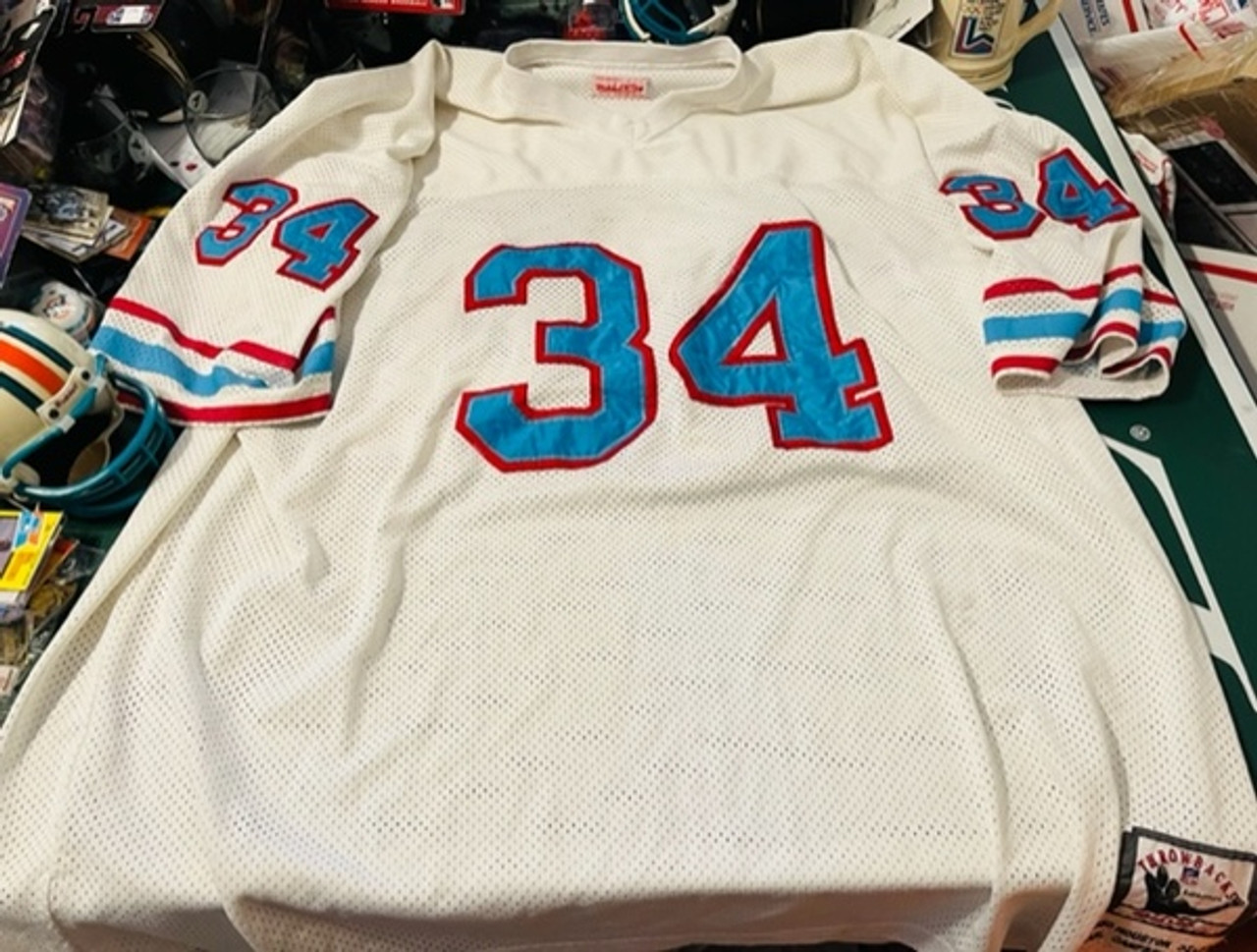 Mitchell & Ness Earl Campbell Houston Oilers Platinum NFL 100 Retired  Player Legacy Jersey