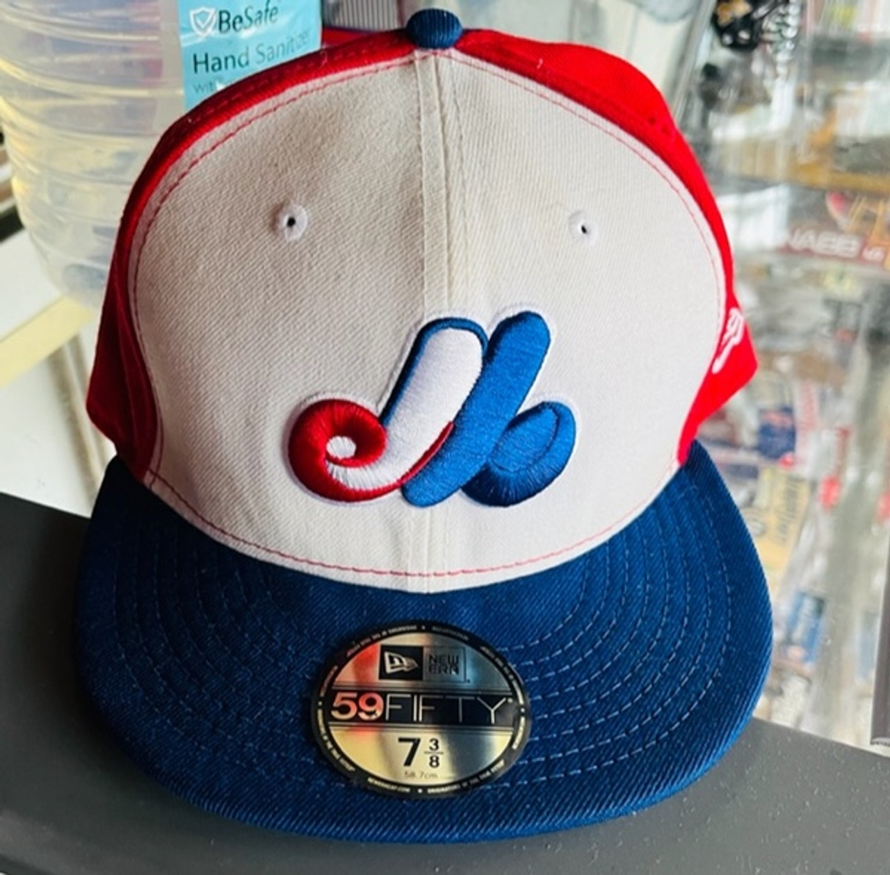 New Era Montreal Expos Cooperstown 59FIFTY Fitted Cap - White/RoyalBlue/Red