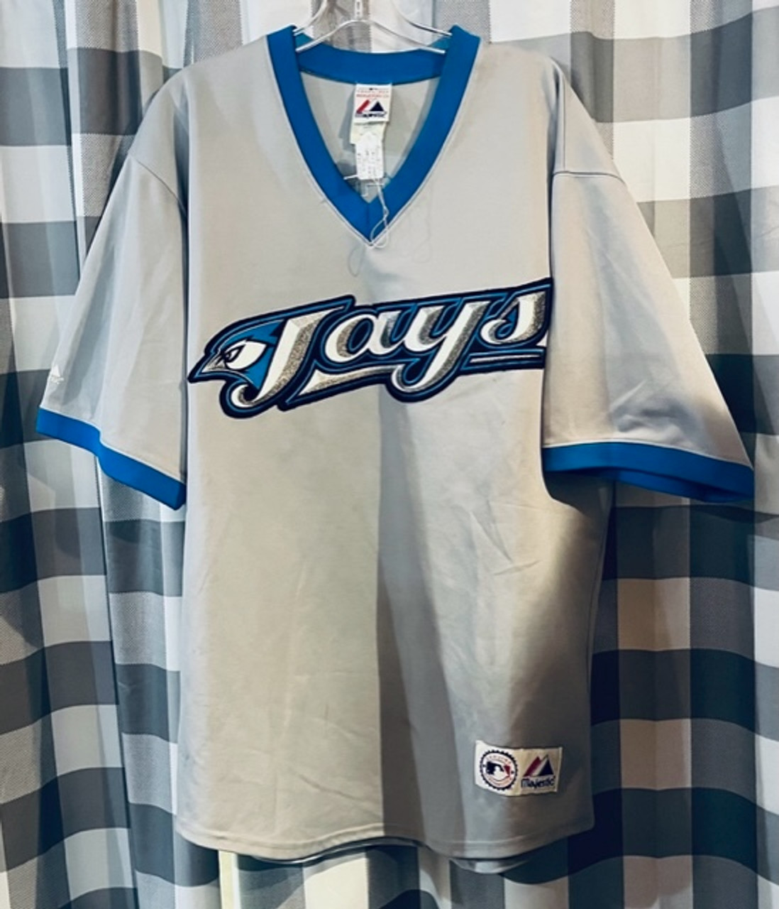 1998 Carlos Delgado Toronto Blue Jays Game Worn Batting Practice Jersey. -  Memorabilia Expert