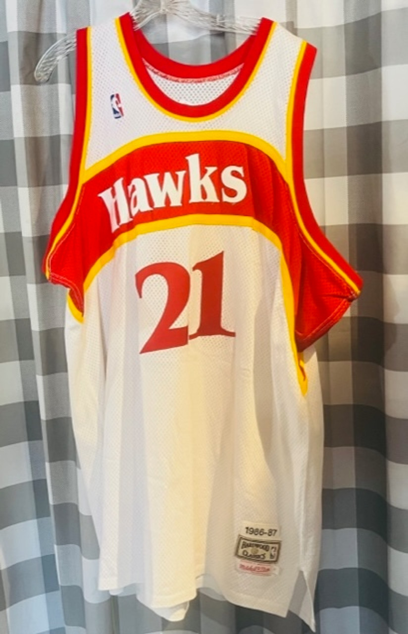 Dominique Wilkins Atlanta Hawks Adidas NBA Throwback Swingman Jersey - Red  