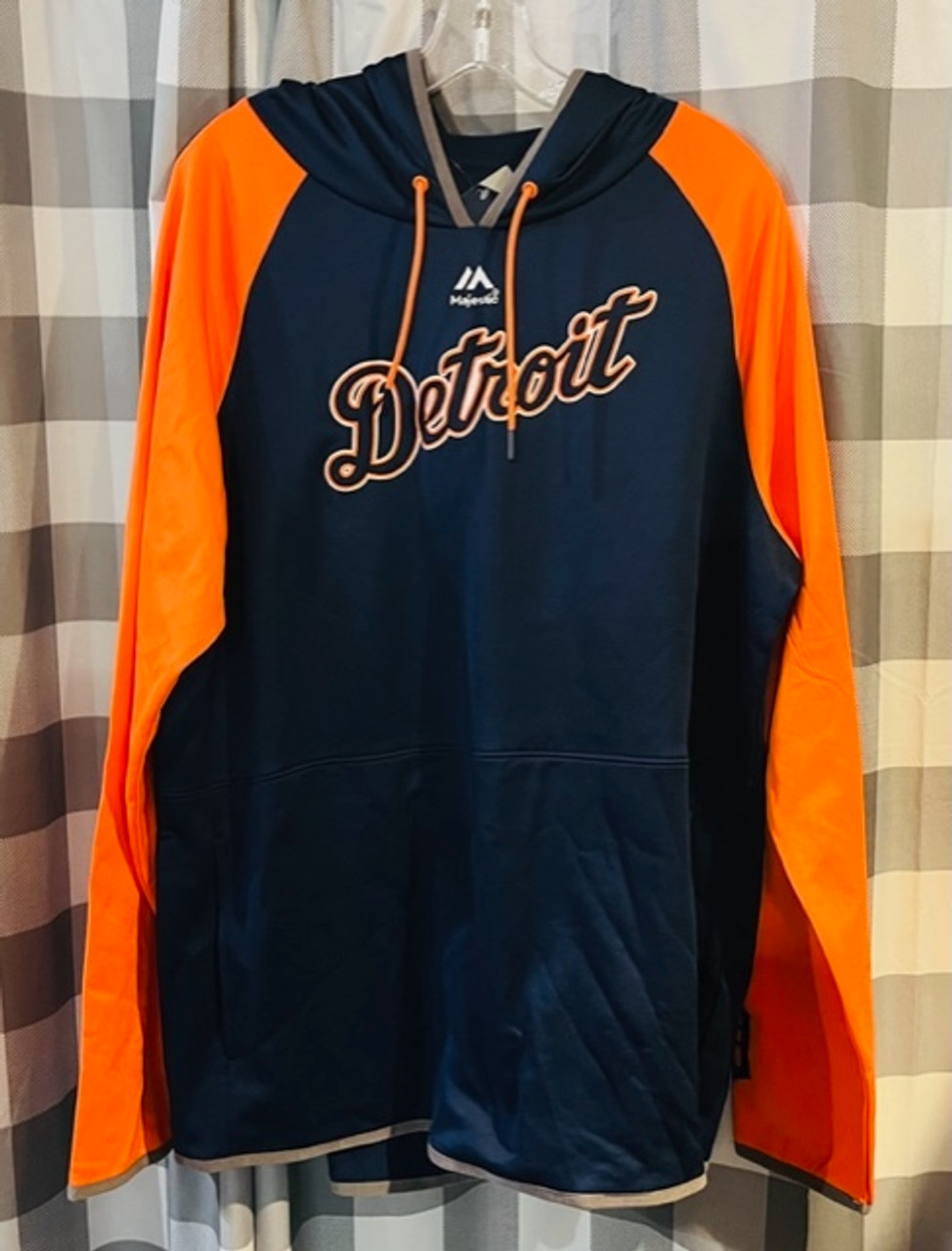 DETROIT TIGERS MEDIUM SWEATSHIRT HOODY HOODIE MLB BASEBALL MENS UA NEW  COLDGEAR