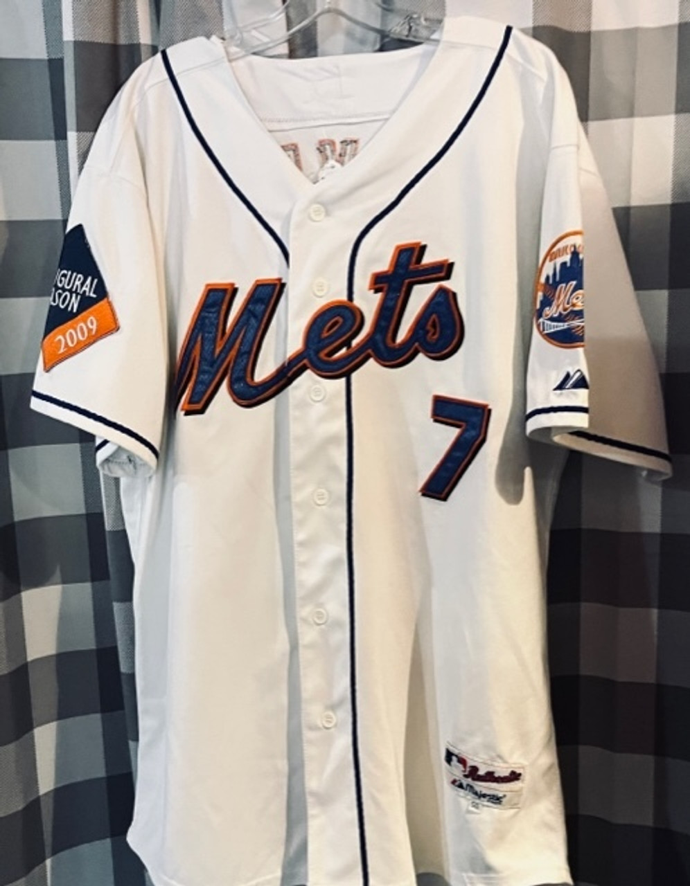 Authentic Majestic MLB New York Mets Noah Syndergaard Baseball Jersey