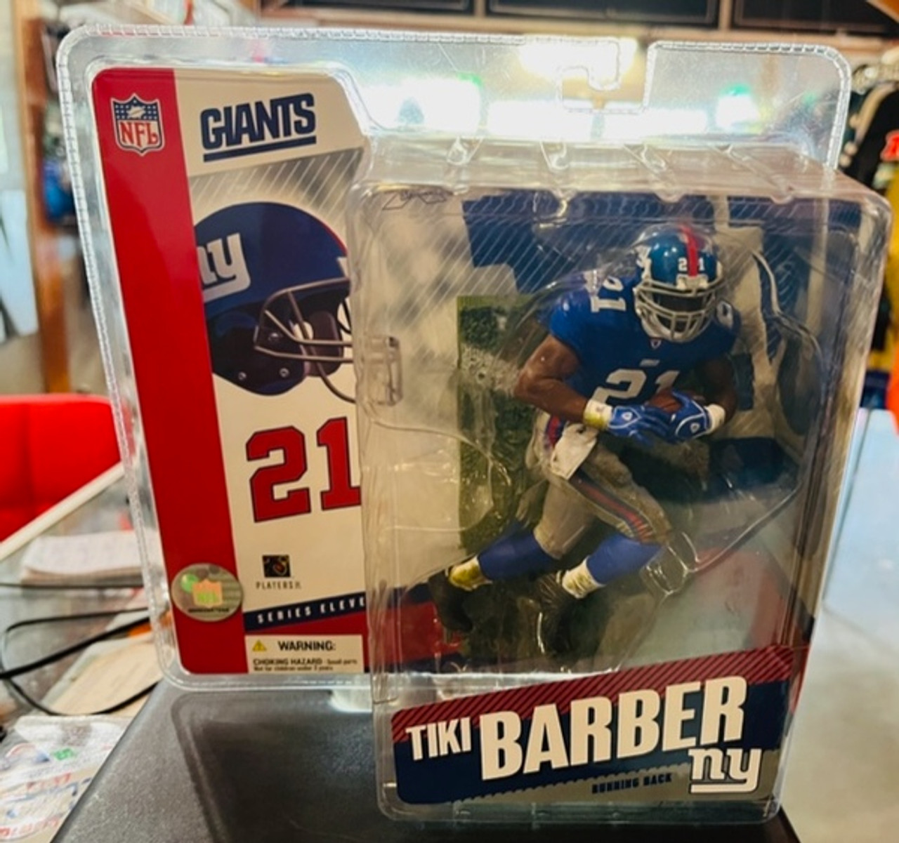 New York Giants NFL Tiki Barber McFarlane Series 11 Figure