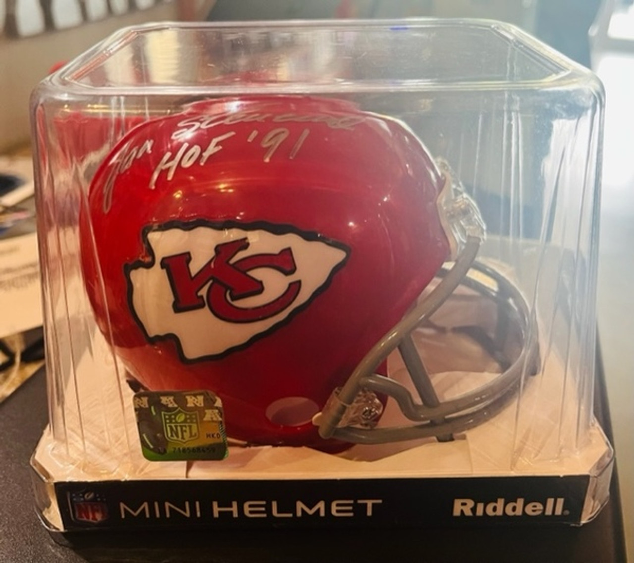 Kansas City Chiefs NFL Jan Stenerud Autographed Mini Helmet