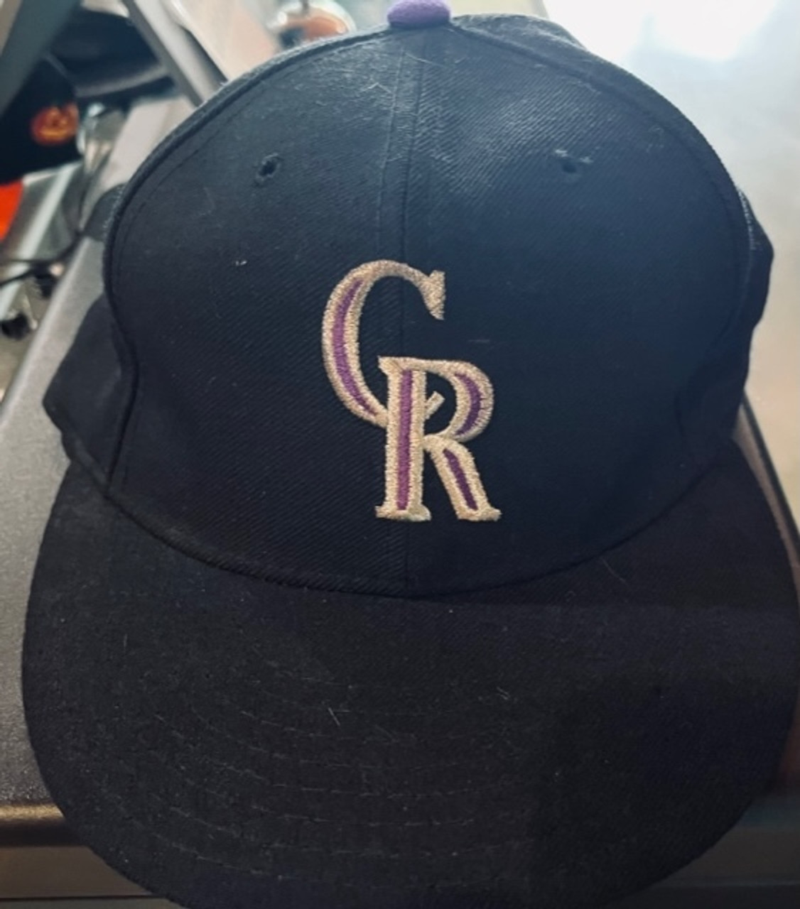 Vintage Logo 7 Colorado Rockies snapback hat in