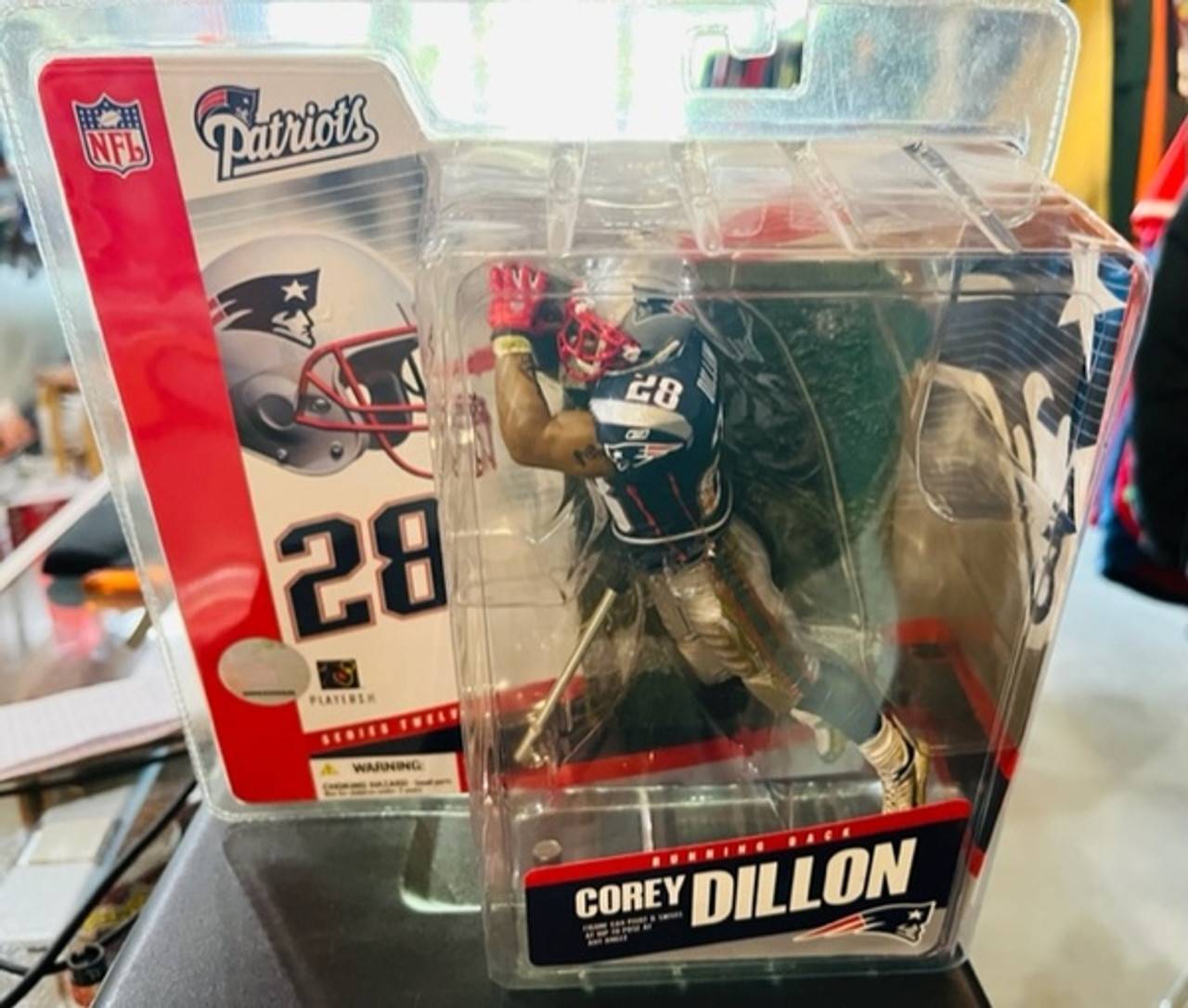 New England Patriots NFL Corey Dillon McFarlane Series 12 Figure