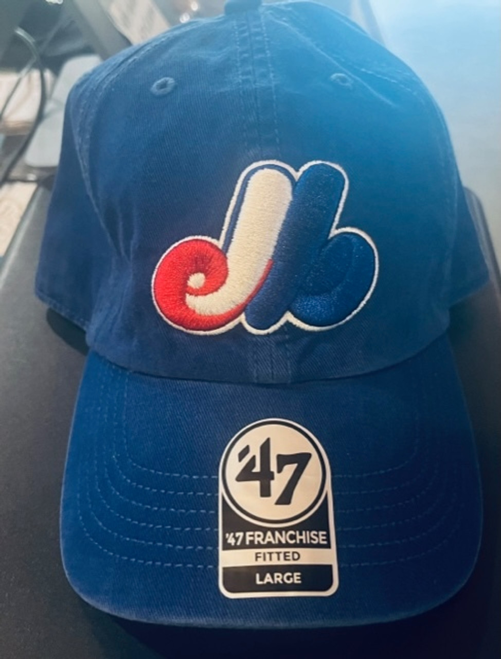 Montreal Expos MLB 47 Franchise Vintage Logo Fitted Hat