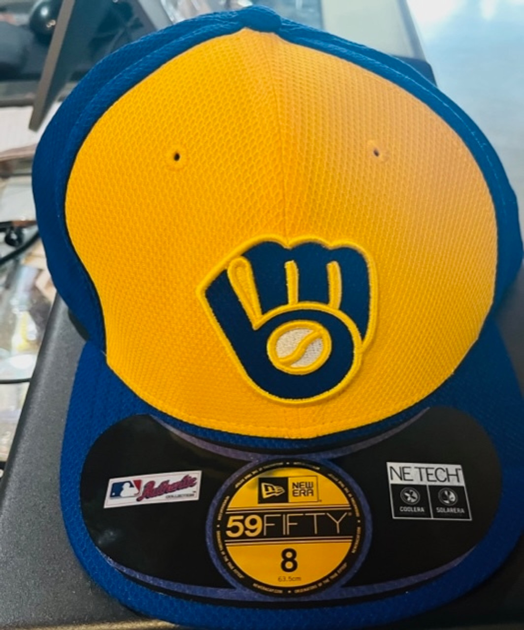 Milwaukee Brewers New Era The League 9FORTY Adjustable Cap