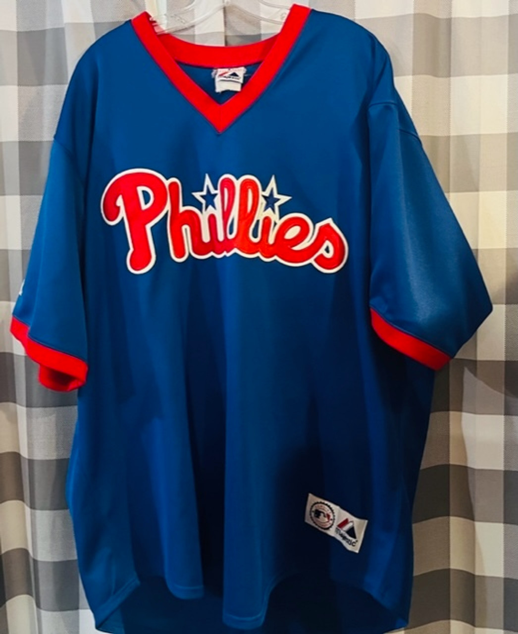 Philadelphia Phillies MLB Majestic Throwback Jim Thome Jersey