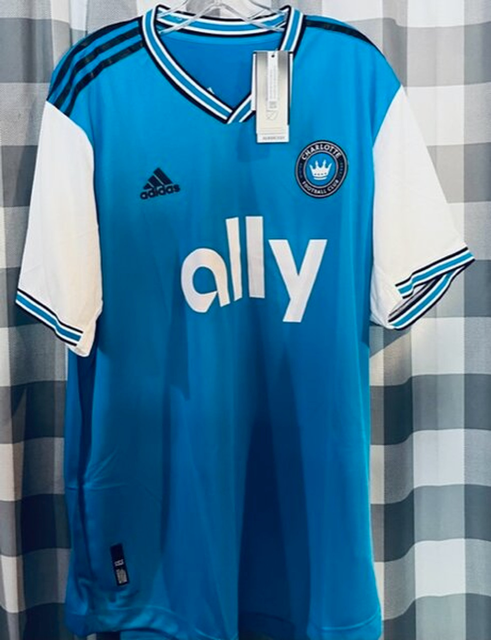 Men's Authentic Adidas Charlotte FC Home Jersey 2022 - Size 2XL