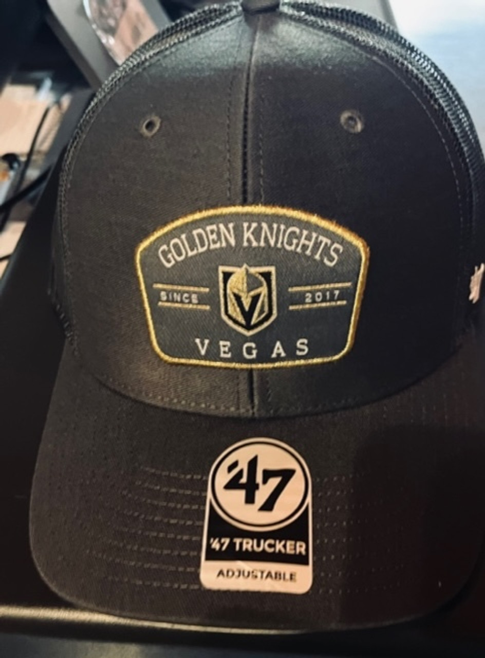 Men's '47 Charcoal Vegas Golden Knights Primer Snapback Trucker Hat